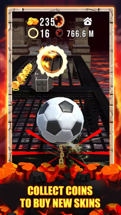 Tangkapan skrin Fireball Bouncing Master